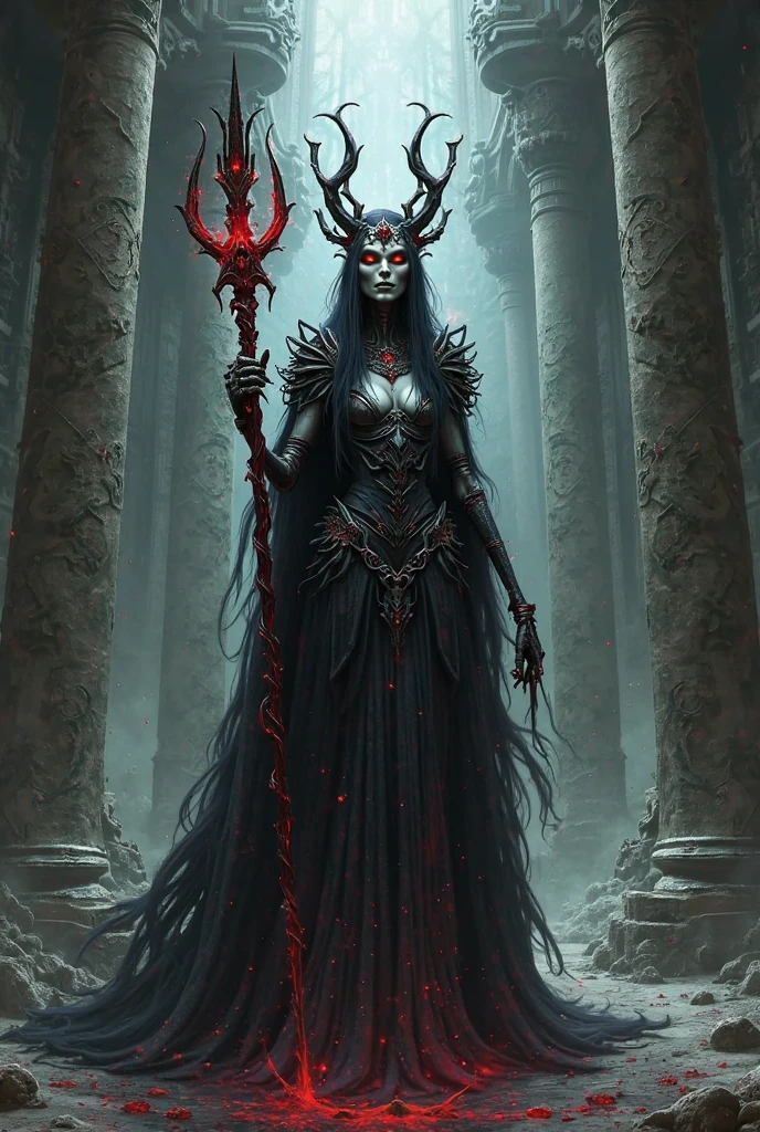 Cult of the Evil God Nirgal,Cult Ritual,Bone and Blood Offering