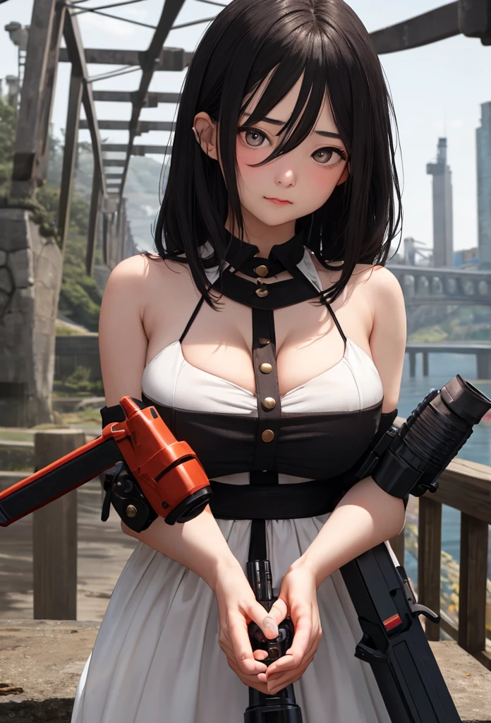 ((Post-Apocalyptic Wasteland:1.3)),(post-apocalypic_fashion,desert:1.3),（(Floral Bikini)), Swimwear, Skin color, Huge breasts,  Wet Hair, Laughter, (8k, Raw photo, highest quality, masterpiece: 1.2), masterpiece, Super Detail, Ultra-high resolution, (Realistic and photorealistic photography: 1.37), High-resolution RAW color photos, Very delicate and beautiful, Very detailed, 8k Wallpaper, Amazing, detailed, Very fine grain, Very detailed皮膚, Very detailed指, Very detailed鼻, Very detailed口, Perfect Anatomy, Upper Body, My body is soaked, Transparent feeling、Transparency、Small Swimwear、Nogizaka Idol、Korean Idols、Gravure idol pose、actress、Age 25、expensive、Cafe、restaurant、Italy、American、Australia(mask、Expensive and revealing clothing、Sexy Underwear、セクシーなExpensive and revealing clothing)