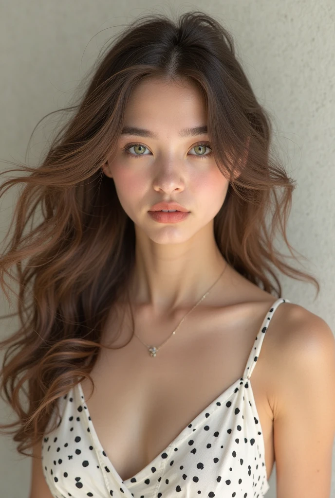 Mujer arafed con cabello largo y top blanco posando para una foto., Retrato de Sophie Mudd, anna nikonova aka new milkmaid, Hermosa chica modelo, con pelo largo y ojos penetrantes, cara y cuerpo atractivos, chica sexy, foto de modelo chica delgada, 🤤 girl portrait, Muchacha atractiva, hermosa chica modelo, foto de retrato foto de perfil, linda mujer joven
