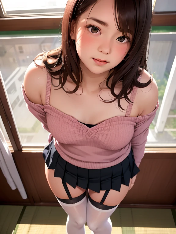 (8K high resolution), (Highest quality), (RAW quality),(Tabletop:1.2), (Realistic), (Realistic:1.37), ,Big eyes,Long eyelashes,(Live-action realistic style),The ultimate face,Realistic Light and Shadow,Distinctive facial features,,Fair skin, ),Best Portrait,Close-range shooting, 1 girl, cute,Beautiful attention to detail,Highly detailed skin,(Beautiful face with double eyelids), (realism: 1.4),((Full body image)) ,Quality and beautiful face,(Beautiful Face 1.4),Medium Hair,((Naked Japanese Junior High School Students)),(Make eye contact with your audience),(Laugh a little),In a park rich in nature,Sit upright on one knee.,Her skirt is rolled up.、Panties are perfect..,Pastel colored panties,I love showing my underwear to the audience,Show the audience your panties,(Japan Uniform),A beautiful face reflected in the light,Red lipstick,Dragging around the eyes,Very beautiful legs are attractive,A very bright world、((Flat Chest))、((Small Tits))、((Slightly larger breasts))、((Still a young body))、((Skinny girl))、((14-year-old junior high school student: 1.4))、((Petite Girls))、((Junior high school girl))、((Delicate girl))、((14-year-old girl))、((Wear loose socks))、((White loose socks: 1.3))、((Junior high school girls))、((Pastel colored lace panties are visible))、((Gal Makeup))、((Young and beautiful pink nipples: 1.3))、