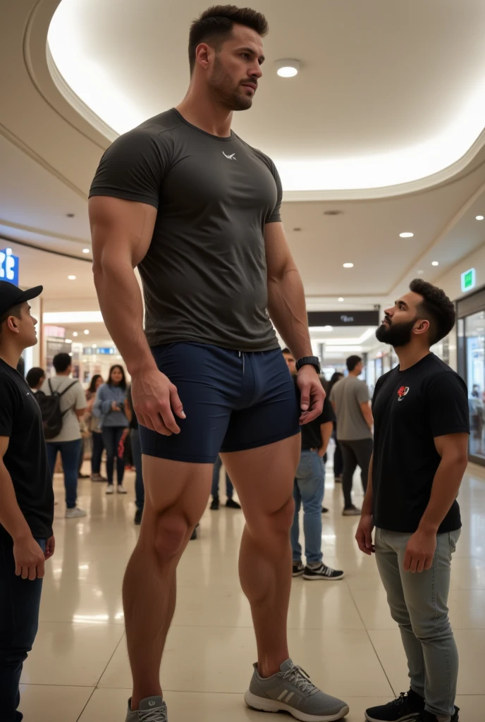 There was a man standing on the side of the road, sexy muscular body, photorealistic perfect body, muscular male hero, Exaggerated muscle mass, very muscular male body, beautiful muscular body, muscular character, muscle men, muscular thighs, strong and muscular, The body of a bodybuilder, heavy muscular figure, Muscular male body, very strong and muscular man, tall、Muscular,Tonassive bulge,device outline