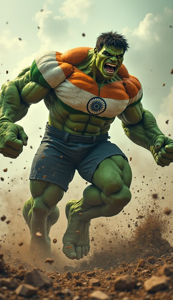 Narender Modi as hulk