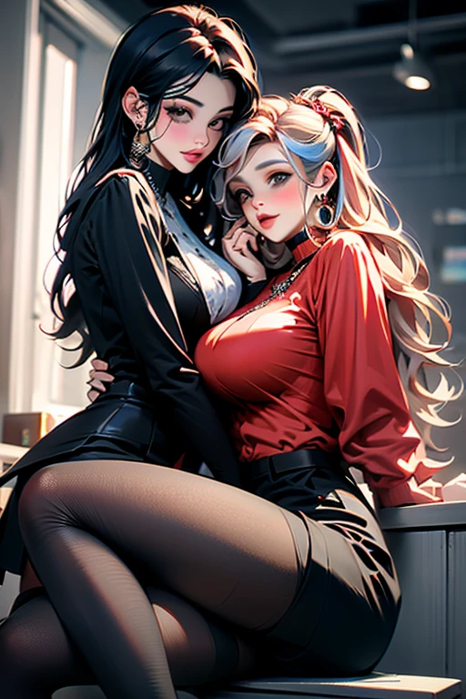 In the intricate masterpiece created by Kamagurka and Kawacy, inspired by the art style of Persona 5 and the exquisite wlop style, we find ourselves immersed in a world of high-quality anime art. The scene portrays two adorable anime girls with blood splattered across their faces, beautifully capturing the intensity and emotion of the moment. The art showcases the stunning realism of anime, with its vibrant colors and intricate details meticulously brought to life. The characters' expressions are a testament to the meticulous craftsmanship, as their eyes portray a depth of emotion that draws the viewer in. This fanart, of exceptional quality and found on Zerochan, embodies the essence of anime art, with its 4K resolution and attention to detail. The overall composition and