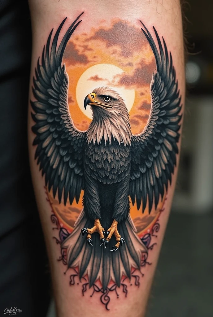 Eagle tattoo 
