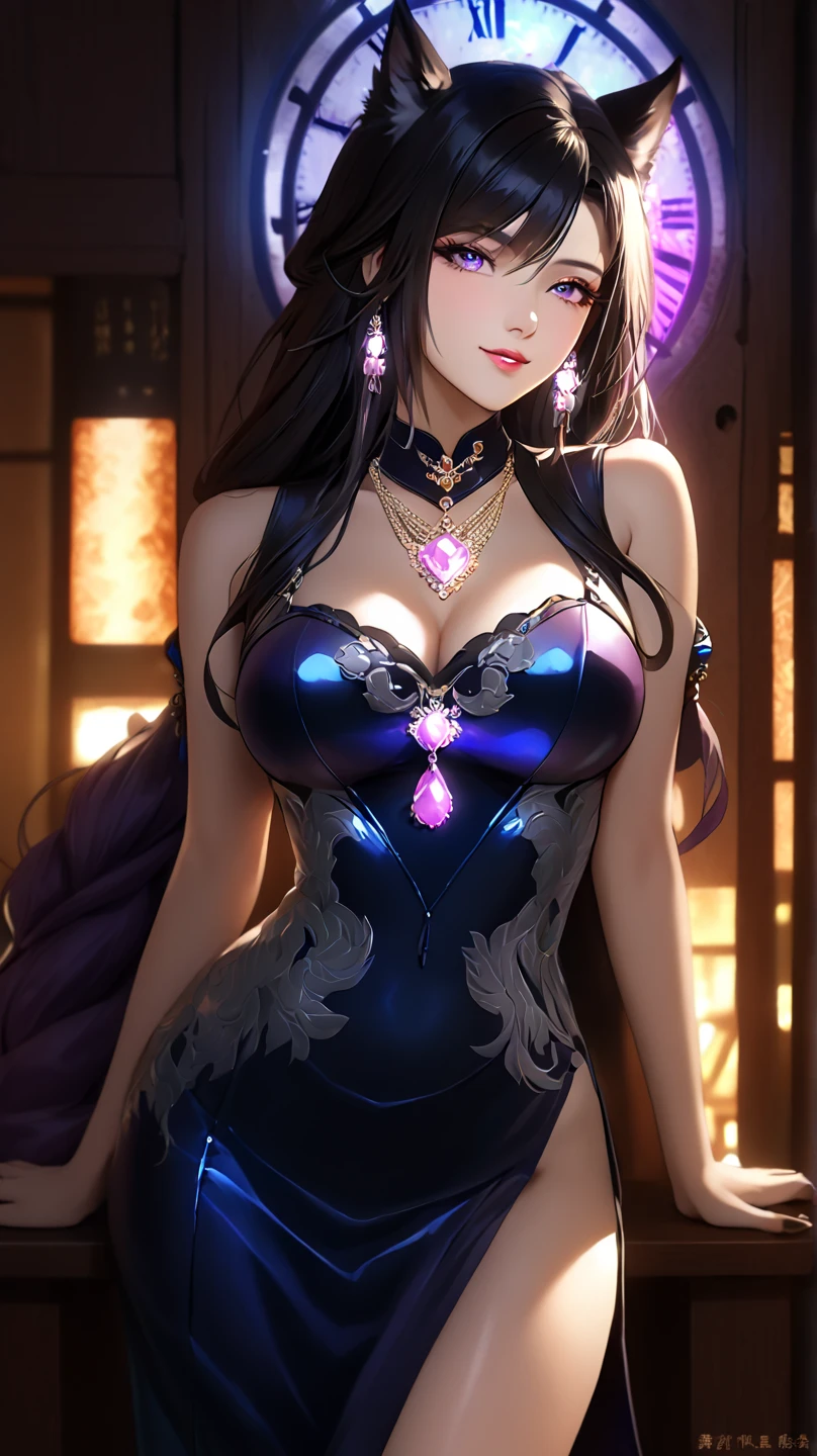 Irelia from League of Legends, KDA Irelia ((Realistic light, Best quality, 8K, Masterpiece :1.3)), self-shot, 1girll, Pretty Women with Perfect Figure :1.4, Abs :1.1, (Brown hair, Huge breasts :1.5), Arabic costumes :1.2, Bed, Ultra-detailed face, Detailed eyes, 二重まぶた, Perfect hands, perfect fingers, perfect breasts, perfect hair, perfect face, perfect body