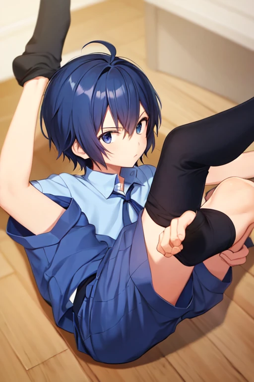Ryoyamada, Ryo Yamada, Blue Hair, Eyes visible through hair, Mole, Mole under eye, short hair, (Yellow Eyes:1.5), Hair clip Pantyhose, ribbon,
break indoors, classroom,
break (masterpiece:1.2), Highest quality, High resolution, unity 8k wallpaper, (figure:0.8), (Beautiful attention to detail:1.6), Highly detailed face, Perfect lighting, Highly detailed CG, (Perfect hands, Perfect Anatomy), Micro Bikini Almost naked Spread your legs Ahegao Bitch Inviting ejaculation Squirting Close-up