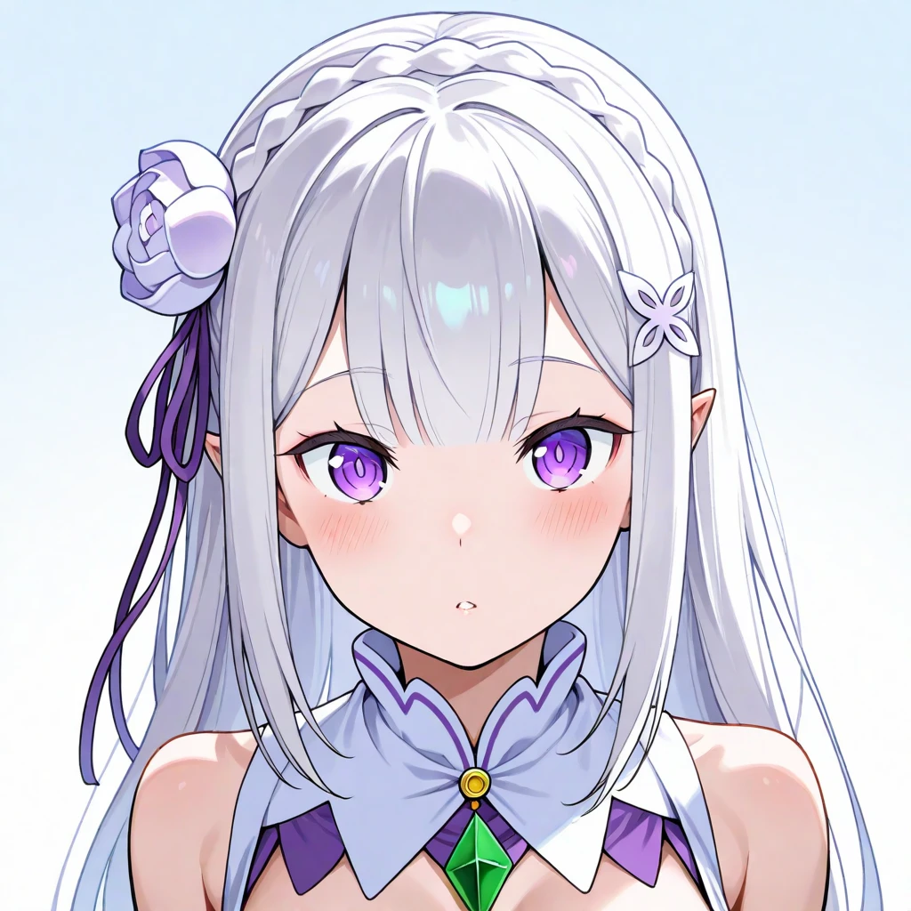 best quality, highres, ultra-detailed, <lora:EmiliaV3:1>, Emilia