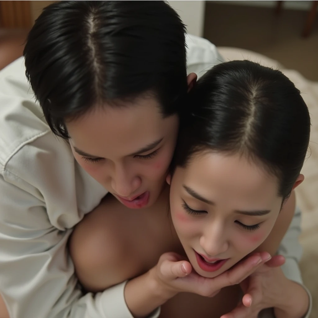 Completely naked Just two persons A 70-year-old man and his 20-year-old daughter my daughter looks as young and cute as a 15-year-old idol. my daughter is tall, About 175cm. Kissing a 70 year old man my daughter' Large Breasts Cleavage