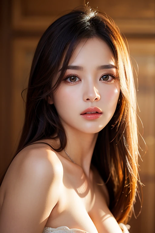 ((Best quality, 8k, Masterpiece :1.3)), Sharp focus :1.2, A pretty woman with perfect figure :1.4, Slender abs :1.2, ((Dark brown hair, Big breasts :1.2)), (Natural light, City street:1.1), Highly detailed face and skin texture, Detailed eyes, Double eyelid