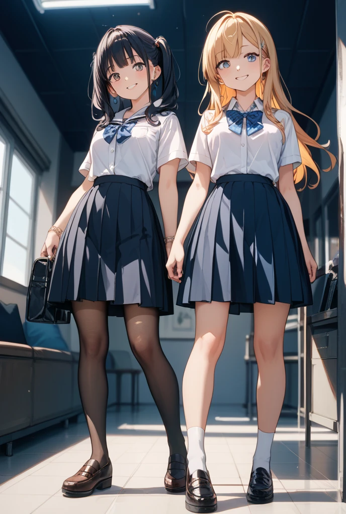 2girls, 2 little school girls, female genitalis job each other