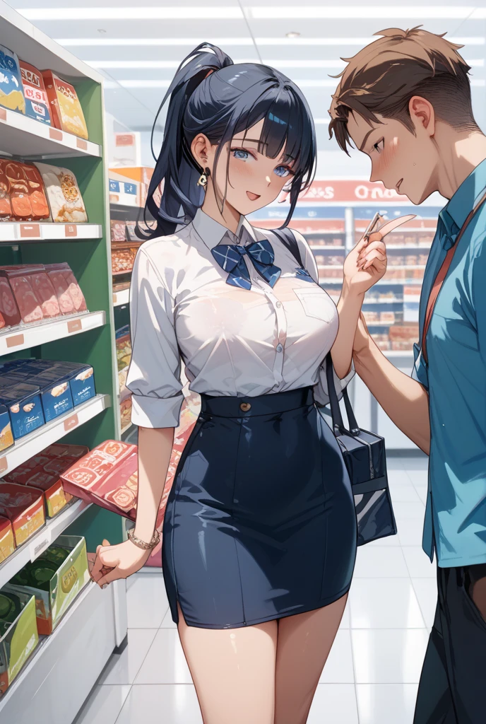 Beauty mother-in-law Height difference shopping Supermarket Black Hair Straight long hair hairpin White mesh fishnet tube top ((Mother and tweendaughter have beautiful breasts)), micromini skirt squat, broken home, gang, (masterpiece), best quality, expressive eyes, perfect face, ((a teary beautiful tween girl being spanked)), many lewd s, unclad, skirt lifted, (red bottom), pinned down, puffy nips, damsel in distress, ((cute body)), (leg spread open),ryona, short, slap mark, dripping, spurting