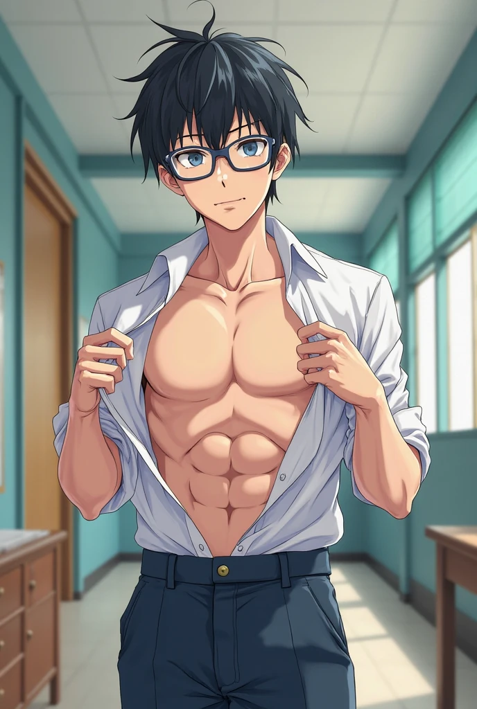 Japanese、strong muscles、Primary school boy