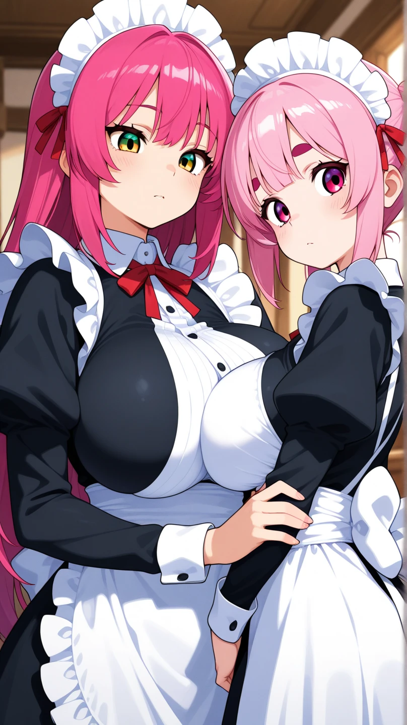 ((nsfw, nude,show off nipple,highest quality,aroused,beautiful busty,beautiful eyes,beautiful face,detailed eyes,beautiful pussy,side-tie panties, huge breasts,masterpiece, High resolution,best quality, masterpiece, high quality, insanely detailed, one girl,)), ((ichika nakano,Steampunk Maid,)), one-piece , breasts, pantyhose, blush, smile, standing