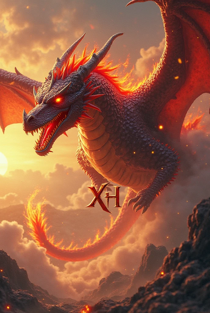 Dragon Moon Cool Cool Strong Fantastic BEAST logo