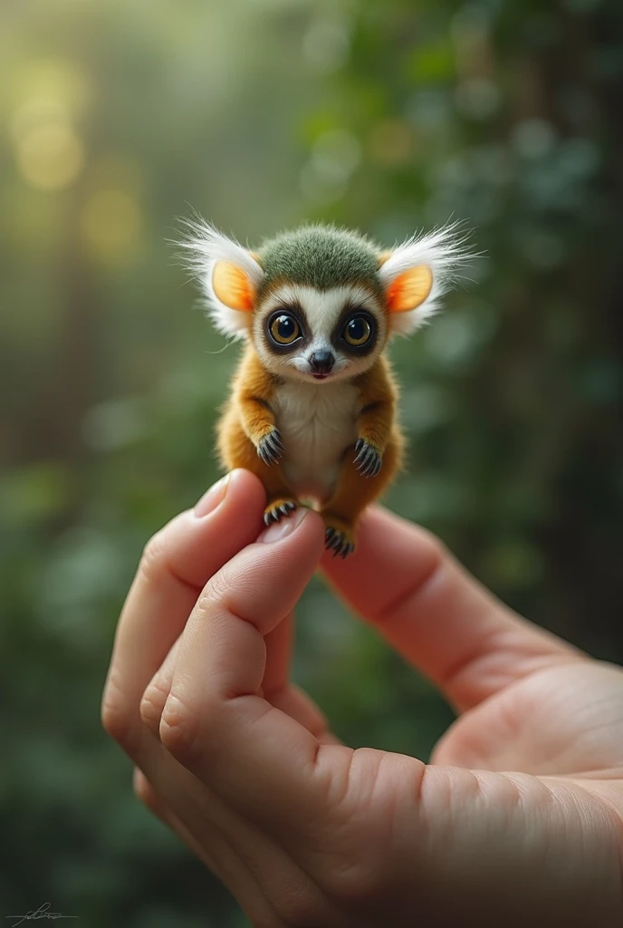 Bring to life the enchantment of a mystical realm with an image capturing the essence of a fluffy little Marsupilami creature perched delicately on the palm of an outstretched hand. Let the Long tailed creature exude an otherworldly charm, its fur a blend of ethereal hues. The setting should evoke a sense of magic, with a subtle glow or ambient light illuminating the unique connection between the fantastical being and its human companion.
very detailed, hd, RAW photograph, masterpiece, top quality, best quality, official art,highest detailed, atmospheric lighting, cinematic composition, complex multiple subjects, 4k HDR, vibrant, highly detailed, Leica Q2 with Summilux 35mm f/1.2 ASPH, Ultra High Resolution, wallpaper, 8K, Rich texture details, hyper detailed, detailed eyes, detailed background, dramatic angle, epic composition, high quality , (8k, RAW photo, highest quality), hyperrealistic,