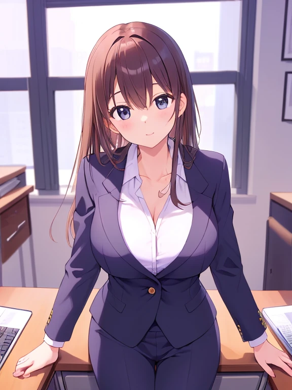 (masutepiece, Best Quality, Perfect Anatomy, High quality:1.4), absurderes, absolutely resolution, unbelievable Ridiculous, hight resolution, ultra-detailliert, Official art, Unity 8k壁纸, Kinetic typography,nice hand, Perfect hands, Detailed beautiful hands, Large_filesize, fulcolor, hight resolution, symmetric, exceptional, Best aesthetic, newest, Anime, very beautiful detailed body,The hair,faces,The eye, BREAK, 1 beautiful girl, (17 years old girl), Very detailed, colourfull, highest details, BREAK, (Huge breasts: 1. 2,), Clear skin, Beautiful skin, Shy skin, 1 beautiful girl, Brown hair, (Cat ears, Ponytail, medium-Long hair: 1. 2), (Light blue eyes, long eyelashes, Double eyelids: 1. 2),Solo,gleaming skin, Clear skin, Beautiful skin,(best quality face),(Top quality glowing eyes),(The best smile,:D:1.45), 

BREAK is the elegance of the traditional British manor butler,
equipping, Tailored blazer in classic neutral tones,
High-waisted trousers with straight or wide-leg cut,
A crisp white button-up shirt for a timeless look,
Polished oxford shoes for a sophisticated touch,
A classic black bow tie for formal menswear.,
Leather gloves and vintage watches as accessories.
Sleek bun or low ponytail for a sophisticated hairstyle,
Minimal makeup that emphasizes defined eyebrows,
Create a sophisticated look with subtle pearl or stud earrings,


BREAK ,(Office, desk work, whiteboard, sofa, buildings from window,Makuhoku Computer,
(upward looking gaze :1.2) ,
Looking Up ,
From  above ,depth of fields,

 BREAK,wakame,wakame,wakame,(Cowboy Shot:1.4), 

BREAK,(Blurry background:1.3),(absurderes, hight resolution, Super Detail Art),cel shading,Clear Color, Lonely optical effect, Beautiful pictures, Bright glow, mystic atmosphere,(Close-up of girl:1.1), Mystical light particle effect,manga influence, clean line drawings,