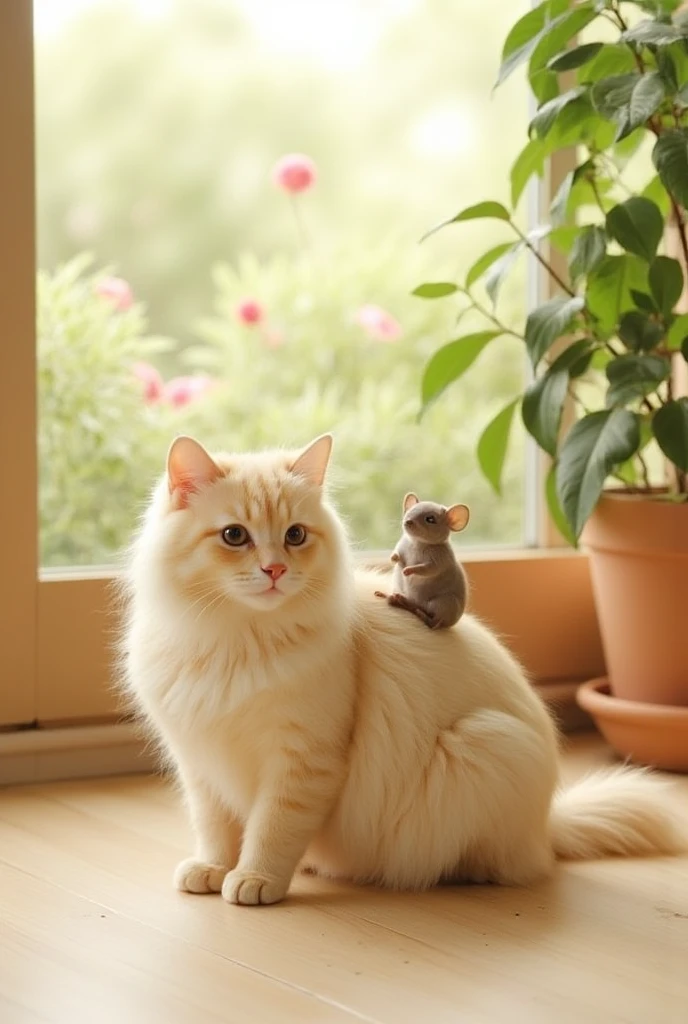 White kitten with yellow eyes very scared