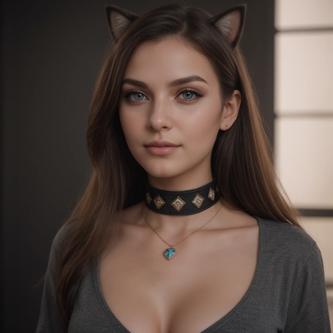 (masterpiece, best quality), ((1girl, (mature female) long hair), (star-shaped pupils,  +_+, symbol-shaped pupils, sparkling eyes), (cat ears, open open mouth)), (looking at viewer, light smile, off shoulder), (abstract, multicolored background, abstract background, chromatic aberration), vampire, blood on face, blood on clothes, bat wings
