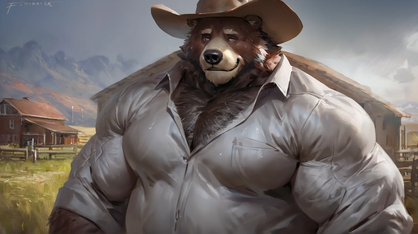 male, bear, solo, smokey bear, ranger hat, topless, jeans, waving, text on clothing, fluffy
BREAK, 
(intricate, high detail, film photography, soft focus, RAW candid cinema,
photorealism, realistic, photorealistic, analog style, subsurface scattering, 
masterpiece, best quality, ultra realistic, 8k)