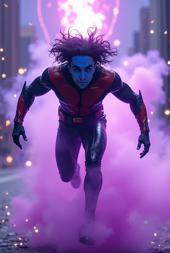 (Realistic:1.4), 4k, super detailed, high quality, (x-men Nightcrawler),