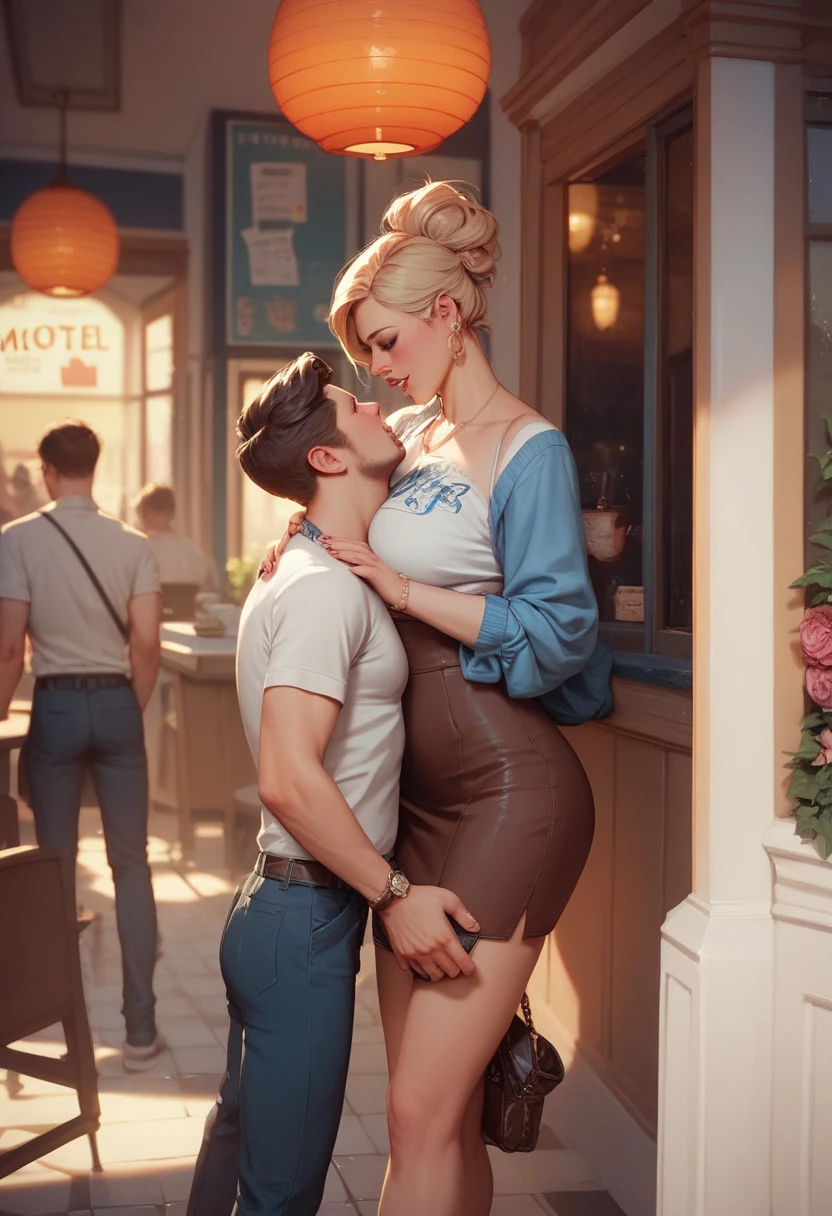 score_9, score_8_up, score_7_up, 1girl, 1boy, magnificent body, A naughty sassy milkmaid has fun with her boyfriend on a animal farm, huge
with my legs, friendly sex
