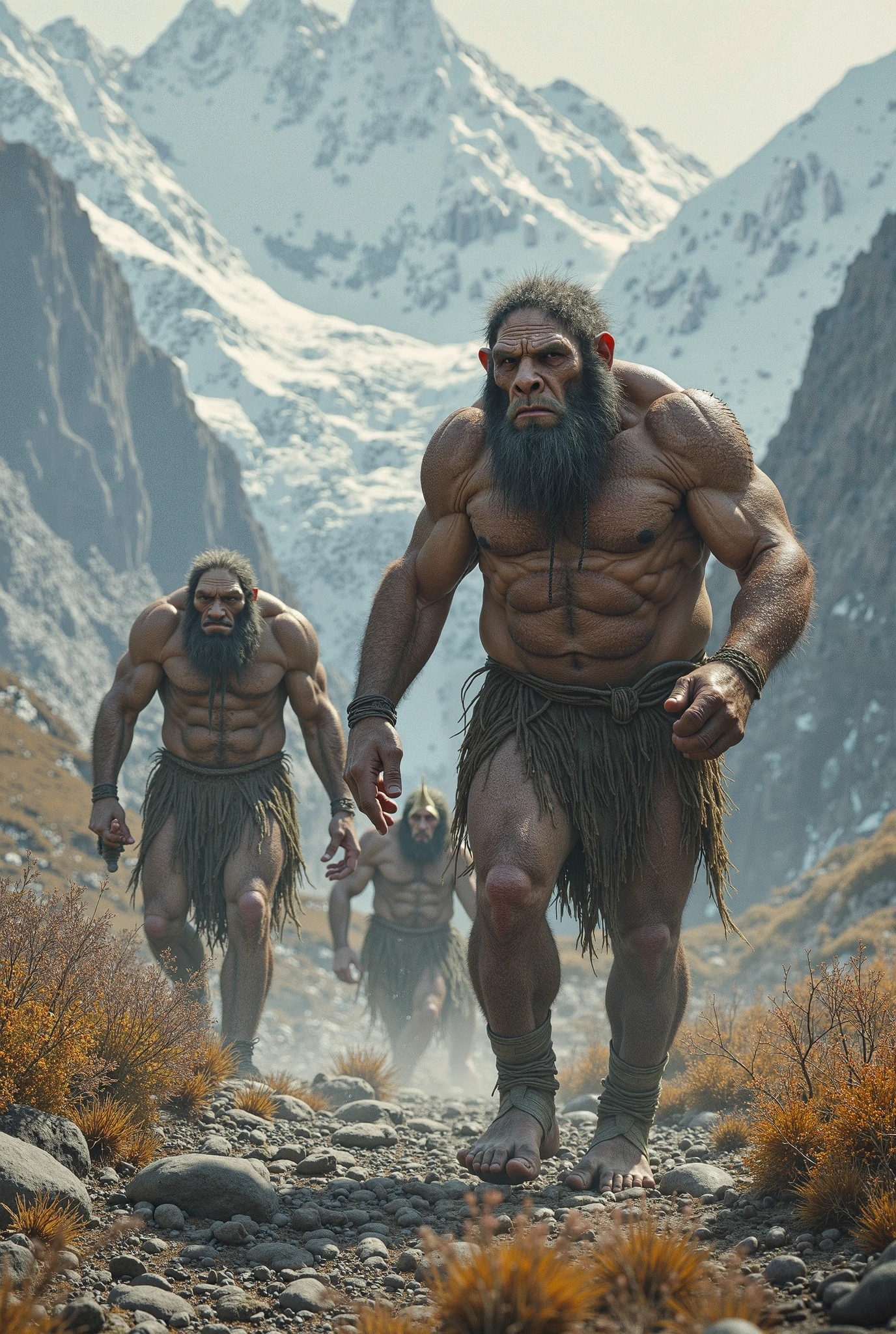 In the south of the continent (when we reached the south)
the Patagonians lived, descendants of the classical giants, that they were people three meters tall. And some shipwrecked sailor had seen Indians who had their heads on their chests, neckless
(There are still some, especially among the Mayans of Central America); and others with only one foot, but very big, under whose shade they used to sit and rest.
