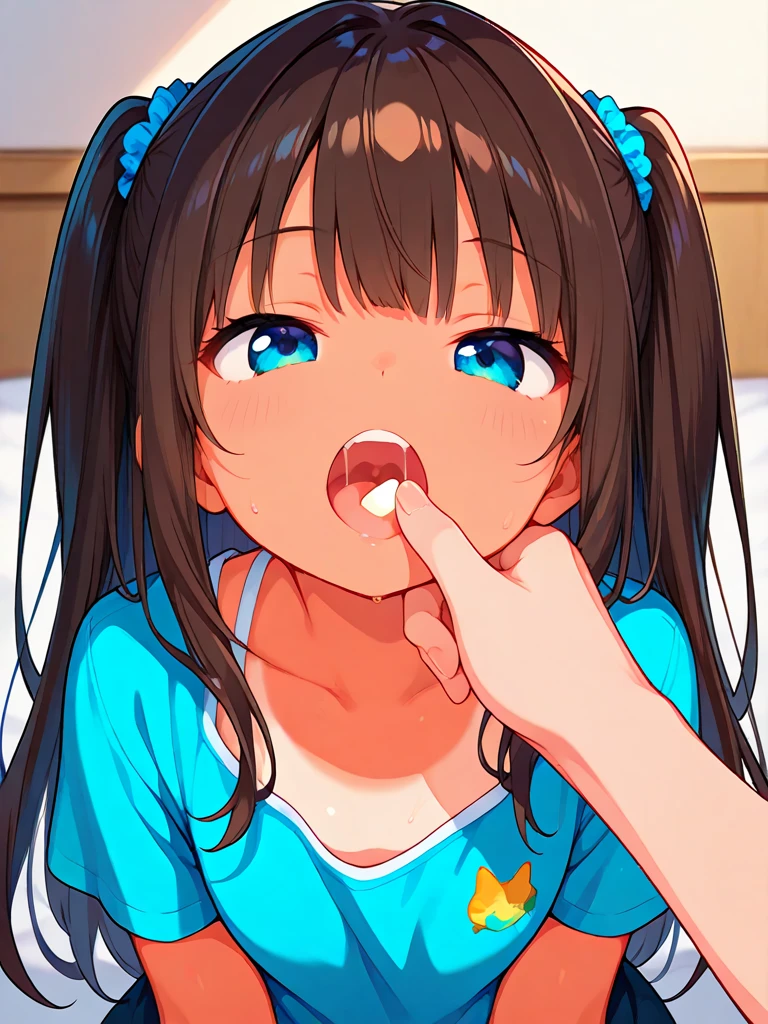 (masterpiece:1.3), (8K, Realistic, RAW Photos, highest quality: 1.4),(Loli body type:1.6),(dwarf:1.6),(Harlem:1.4),(ass pov:1.6),(cum on face:1.4),(1penis:1.6),(licking penis:1.6),(fellatio:1.6),(handjob:1.8),(grab penis:1.8),(from below:1.4),(face focus:1.6),(smile:1.2)