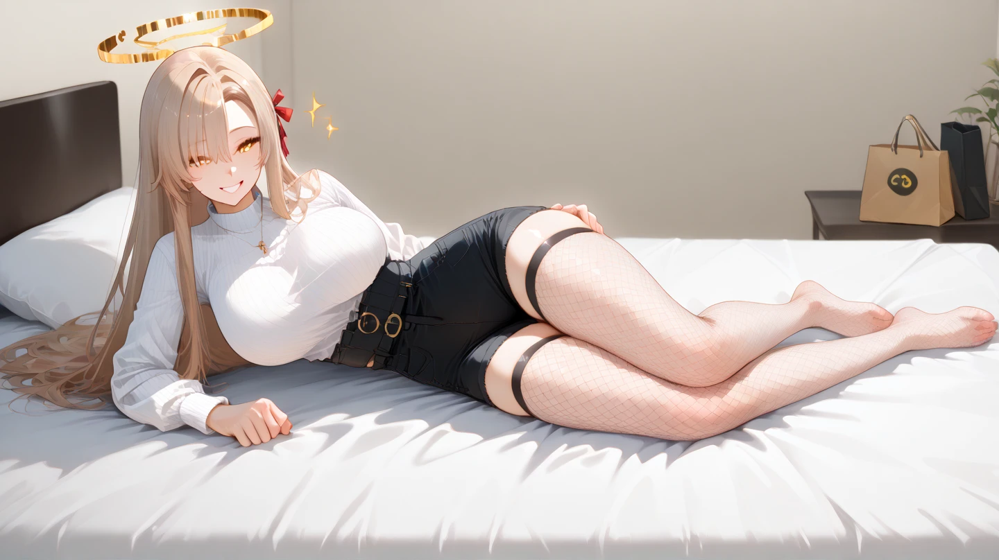 anime, beautiful face, highly detailed face, detailed eyes, highly detailed background, perfect lighting, accurate arms, accurate hands, accurate fingers, full body, 1girl, solo, ruby hoshino, oshi no ko, indoors, heels, thighhighs, garter stockings, bedroom, absurdres, high res, ultrasharp, 8K, masterpiece, looking at viewer (sexy pose:1.2), (full body:1.4), teasing, nearly nude, wearing miniskirt, wearing bra, no panties, sex toys, using a dildo to put in her vagina, self-masterbation, dildo insertion