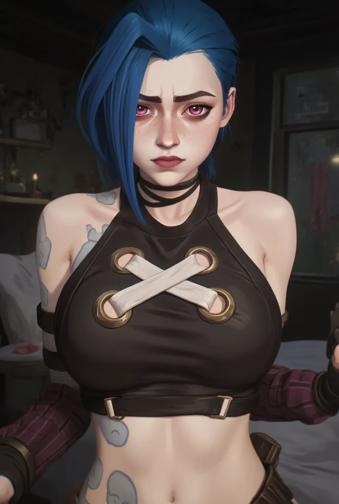 Nsfw, (master part, best quality;1.3), extremamente detalhado ,ultra detalhado, 1girl,sozinho, seios pequenos, sorriso maligno, ornamento de cabelo, Brincos, Olhando para o Viewer, mini saia, micro bra, olhos roxos, 4k resolution, ultra-realistic, altamente detalhado, corpo inteiro, noite, dynamic lights, lua cheia,