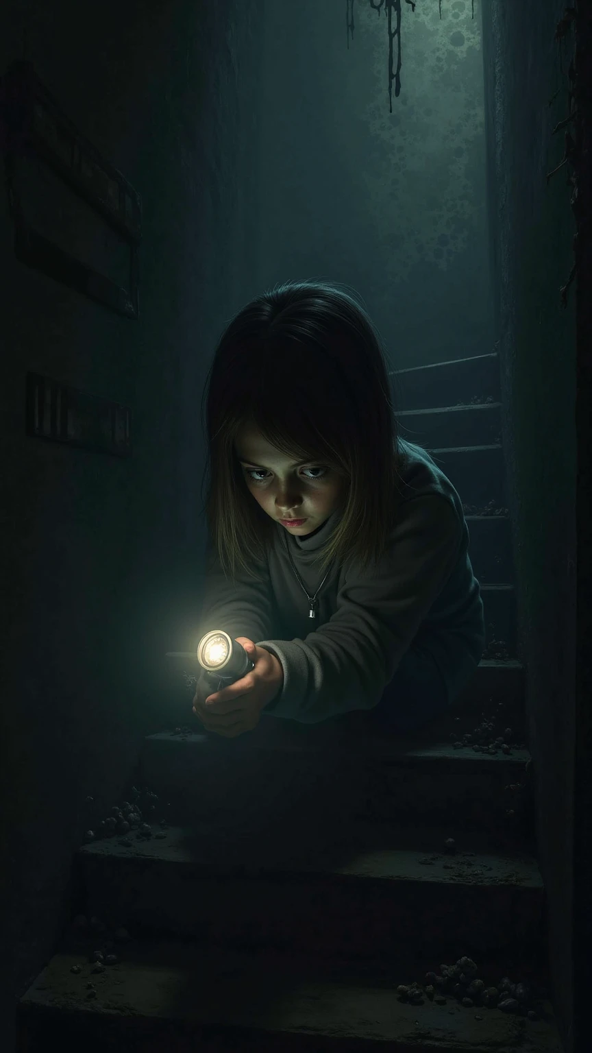 Create a movie cover of a teenage girl holding a mouse, a nerdy teenager with a bloody bat and headphones and their parents in the background