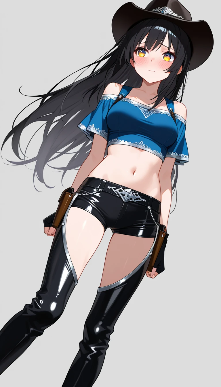 1girl, solo, realistic, masterpiece, best quality,(High horsetail),