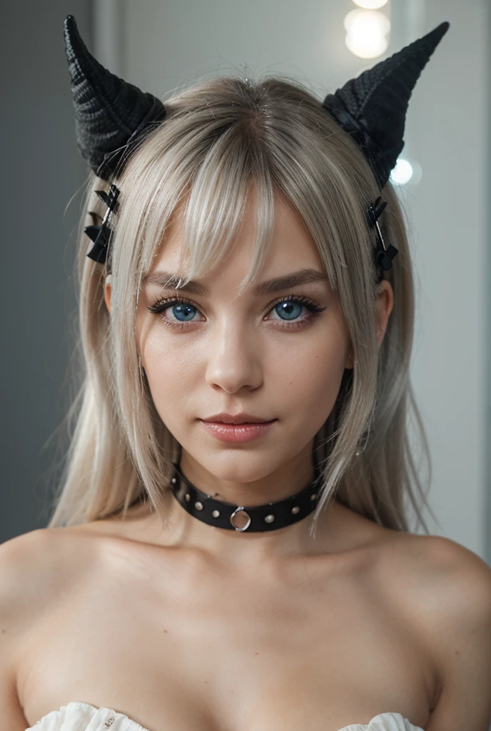 (Obra maestra, alta calidad, mejor calidad:1.3),
bowsette, (pelo rubio:1.1), (cuernos blancos:1.2), (orejas puntiagudas:1.1), (blue eyes:1.2), (pelo entre los ojos:1.1), (ponycola:1.1), Spiked shell, cola, nail polish, colmillo, dientes afilados, (corona:1.2), (spiked armband:1.1), pendientes,
mintiendopose, mintiendo, pies arriba,
extremely decolaed, extremadamente intrincado, textura fina, Extremely high-resolution decolas, decolaed hair, Sharp focus,