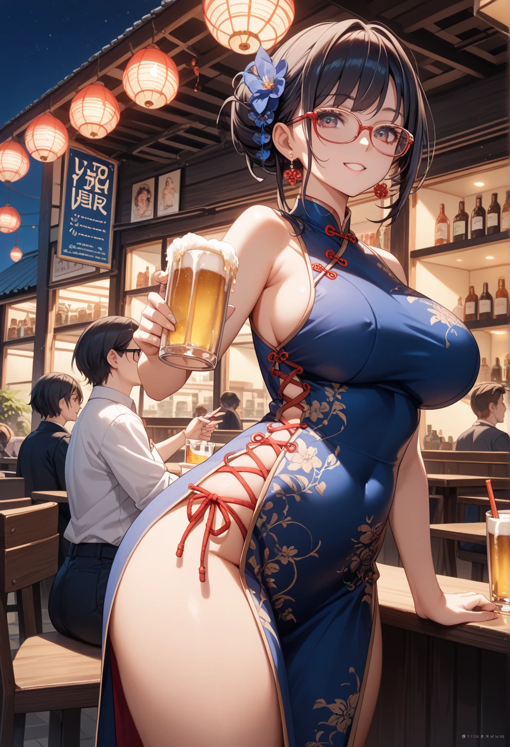 （8k ，Super detailed，Best masterpiece，nature，perfect work of art，perfect female figure），two women，sister and younger sister， sisters，rainbow hair，perfect face，（huge ），neighbor wife，woman hairstyle，elegant wife，Sophisticated and revealing ，20 years old，White skin，messy hair，perfect sexy body，Tone，flirtatious，very big ，Willow Yao，Big butt very detailed，young beautiful teacher，teacher，wear glasses，in the night club，在 with many sexy and exposed women，Hot dance，Detail background，necklace，perfect eyes，，T-shaped small size，huge big
