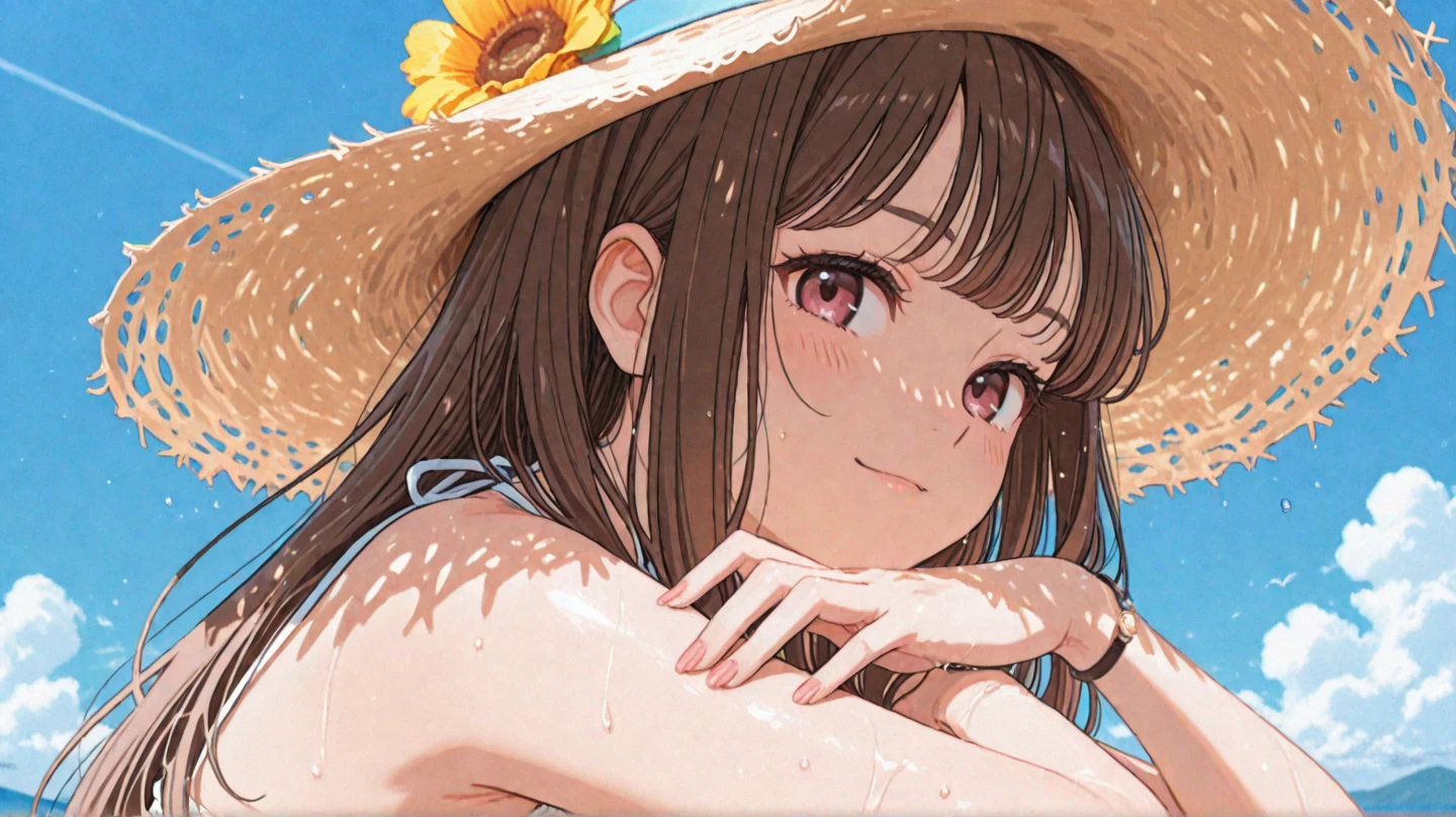 summer、Girl、smile