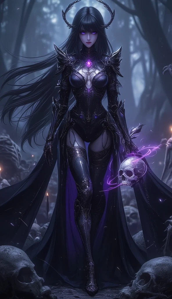 Esoteric arachnids lady, Spider Queen Elise, League of Legends, Esoteric arachnids, Combat Stance, ( body formed from metallic mauveine and metallic black liquid metallic paint twisting into a beautiful interpretation of the female figure), length, Sharp Fangs, nature, ((Complex metallic colors in the foreground)), (( Fluid Mechanics, The most beautiful smooth scale face makeup, Smirking expression)) - Dark blood, Onyxia、Noir painting of a beautiful young witch, length purple hair, dark purple lips, evil, evil female, smile, Black Prom Dress, She is coming to you, close, Bright Blue Eyes, Surrounded by swirling pink smoke, Genuine, Attention to detail, Highest quality、A beastly demon wields a vicious blade, Blood Chain, Behemoth Bones, Snake-like tentacles, Cruel Teeth, Expressions of madness, Oppressive Dungeon. 8K Vision Reveals Fear, Ultra HD detail makes monsters stand out, Grotesque shadows dance, The creature whispers, Stifling atmosphere, Vision problems, Visible Madness. blade, A flash of evil intent shines, reflect (Light) Beyond the Darkness, Elucidate (Sharp details) and、Add a dizzying dimension to the impending chaos.