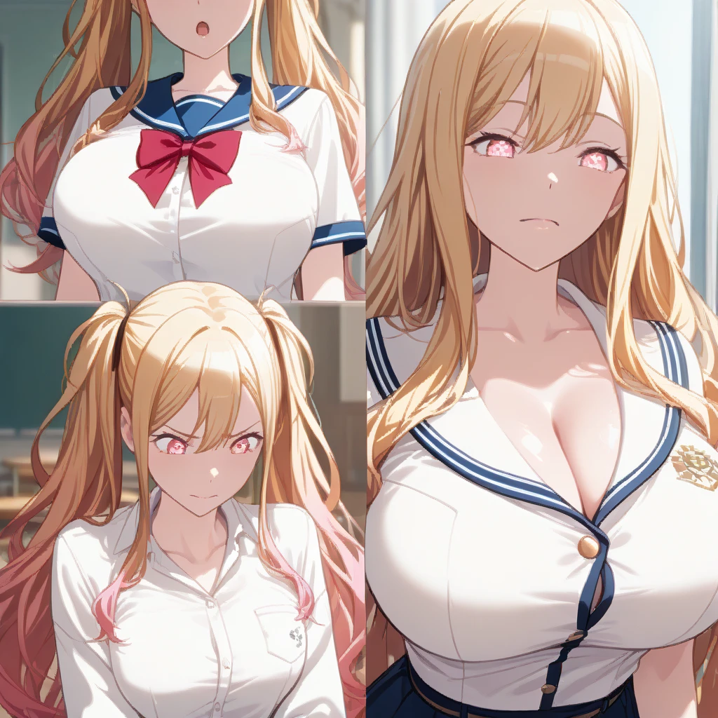 masterpiece, Highest quality, High resolution, Big Breasts、JK,There were a lot of girls in a very small room. ,6 Girls、Pink pleated skirt、Heart symbol and sound effect、The viewer is looked down upon by a tall woman.、Low Perspective、Sex、A chest full of sperm、Insert the tip of the penis into the vagina、Penis between 、Straddling the viewer、Bukkake、Pant voice、Huge 、white and bright skin、White skin、Blunt bangs、The girl trembles with joy、30-year-old woman、They are all very tall、Surrounded by tall girls、Thighs、Being despised by many girls、A composition that expresses many things breastean smirk、Bully、A composition that expresses many things 、Harem、Many girls are lined up、Laughing with your mouth open