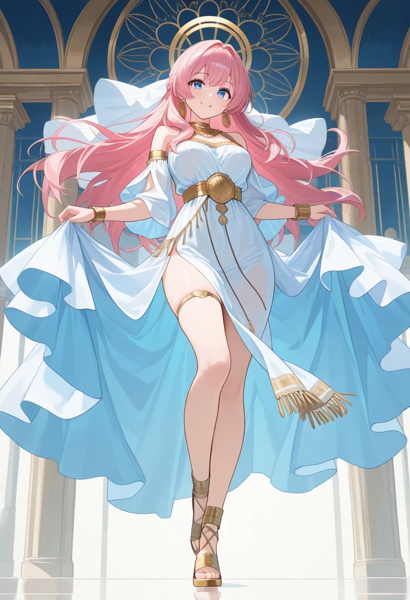 mature_female, Yo poser, bijouterie, looking at viewer, hole, Abyss, church, Catholicism, angel,fairy,universe, glitter, run, merry, glitter, gradient, sheathe, shadow, wonderful, flowers, sparkle flowers, golden hair, (wing), whole body, diaphragm, shirt, red eyes, hip, navel, 옆 자water쇠, golden heels, Fog, pink roses, red rose, rosemerry, parrot, green wing, water, hair, either, stick out one's lips, galaxy eye, flowers, garden