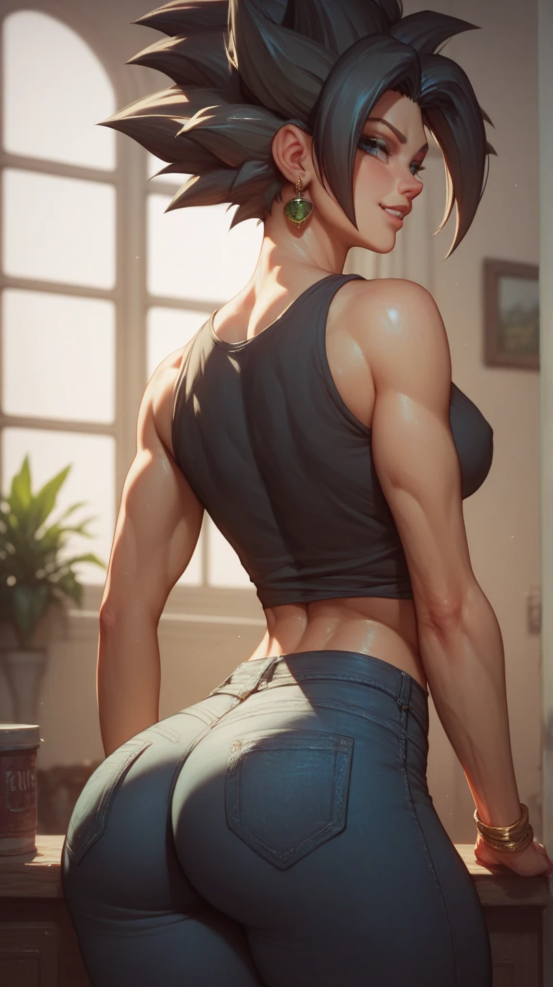 (BEST lighting) , (ultra intricately detailed) , 4K unification, (super-detailed CG: 1.2) , (8K: 1.2),(Original), (Masterpiece) , (Best quality),(Masterpiece:1.4),Anime-ish high quality,(Masterpiece),Masterpiece, Super clear picture quality,Clearer than movies,(Fine face)Best quality, absurderes,((masterpeace, 4K, 8K, Yes, A high resolution))1girll, schoolgirls,She was in the garden,ssmile,standing on your feet,Exposing the abdomen, Crop topping,There are bulges of dense veins on the arms,Spring, athletic sneakers, Perfect figure, Dynamic pose,Legs exposed,Strong leg muscles ((body builder:1.5)),Spring Garden,(Beautiful bace),(Girl),(Female),(((Upper body:1))) black eyes, seductive expressions, view from behind