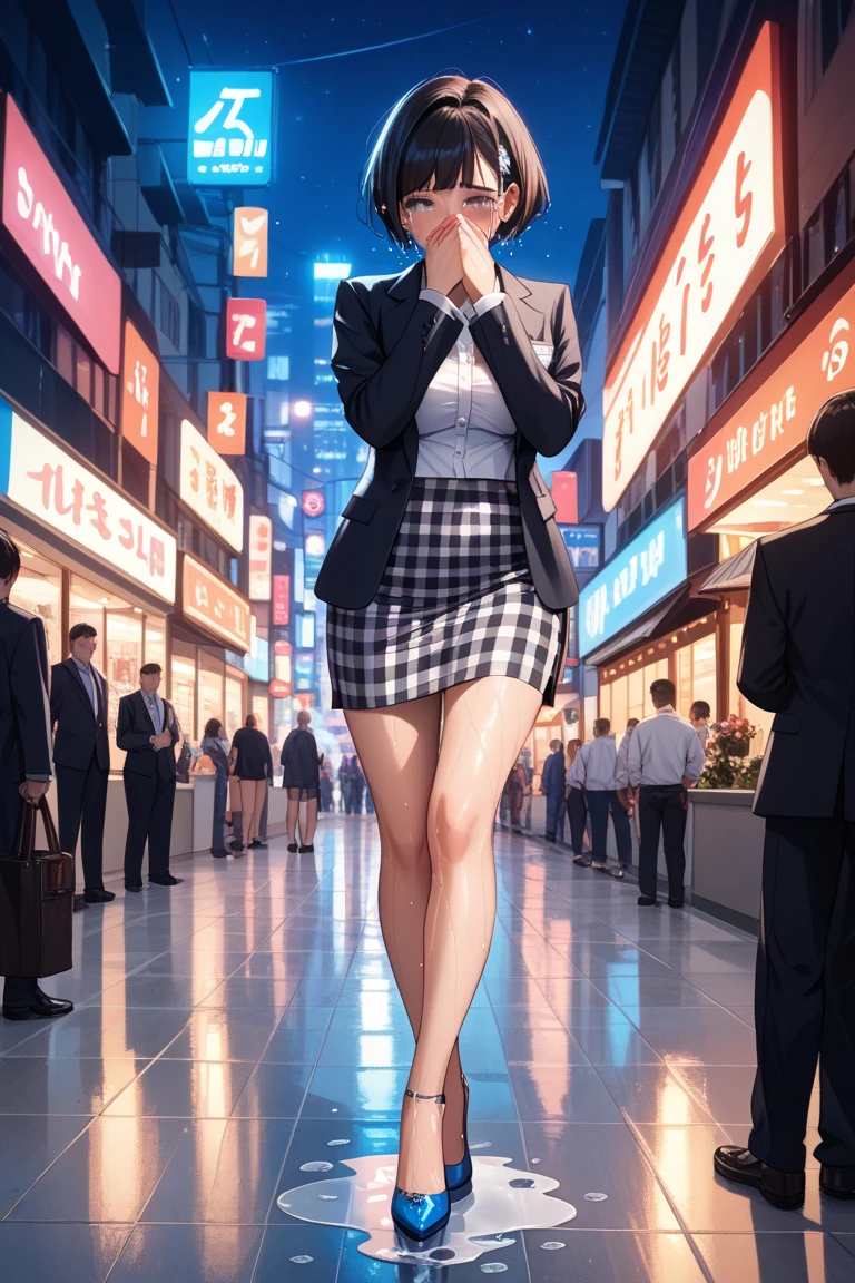huge tit，high-heels，Long legs