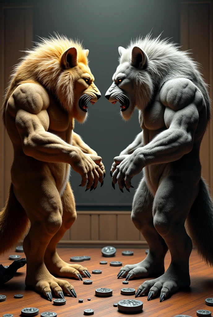 a huge muscular grizzly bear bodybuilder with extremely detailed fur, powerful muscles, black tank top, gym shorts, wristbands, gym shoes, working out in a well-equipped fitness gym with various gym equipment, official art, 4k, high quality, photorealistic, hyperrealistic, extremely detailed, intricate details, flawless anatomy, masterpiece, by Takemoto Arashi, by null-ghost