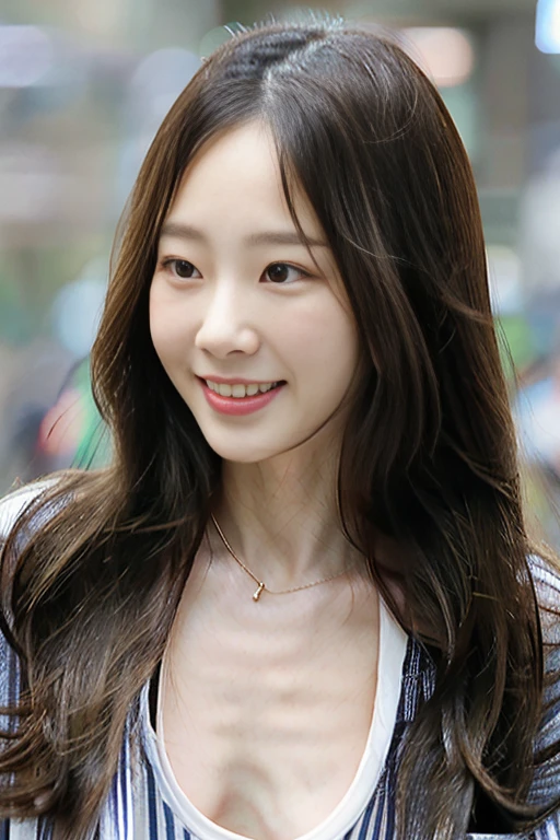 araffe woman with long hair wearing a white dress and smiling, jaeyeon nam, beautiful south korean woman, gongbi, lee ji - eun, lee ji-eun, wenfei ye, heonhwa choe, beautiful young korean woman, jossi of blackpink, xintong chen, li zixin, park ji-min, korean girl, blackpink jennie