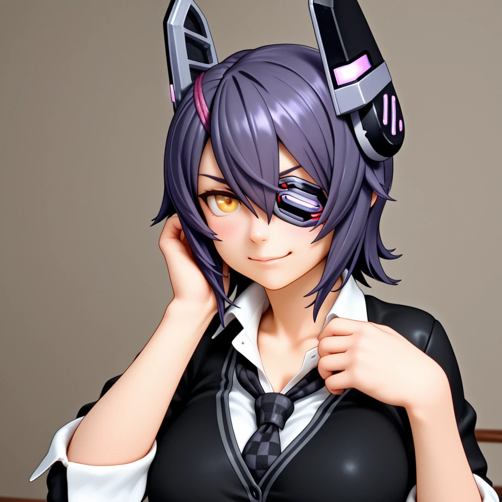 Cool woman,Sharp,face,faceアップ,faceのみ,breast enhancement,boyish,Short Hair,Short Hair,Very Short Hair,Characters only,1Peoples, Front View