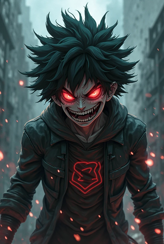A psycho man, crazy look, full body, 2D anime style, detailed face, detailed, focus on face, HD, 8k quality, glowing character