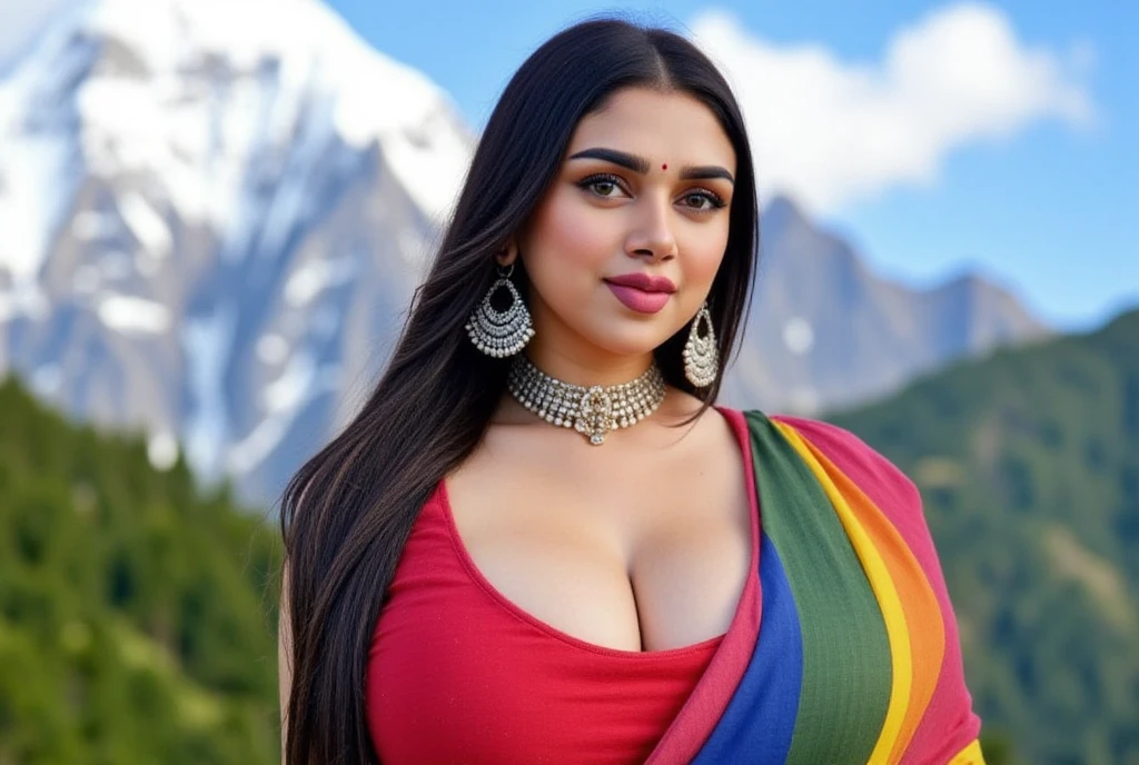 Desi BBW thicc bhabi in beautiful scenery
