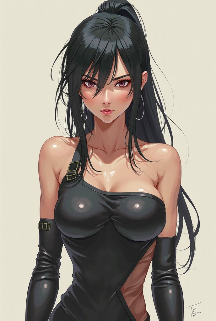 Close-up of a woman wearing black tights sitting on a chair, seductive anime girl, Very detailed artgerm, attractive anime girl, beautiful alluring anime woman, anime girl, Beautiful seductive anime teen, anime girl wearing a black dress, anime girls, pinned in anime, beautiful anime girl, anime woman, style art jem, beautiful anime woman