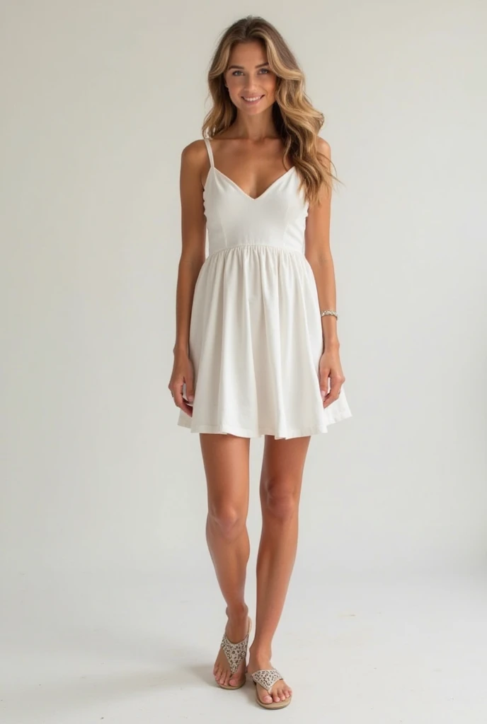 blonde ,24 ,USA ,body, with a dress ,in LA ,someone take picture of her more far