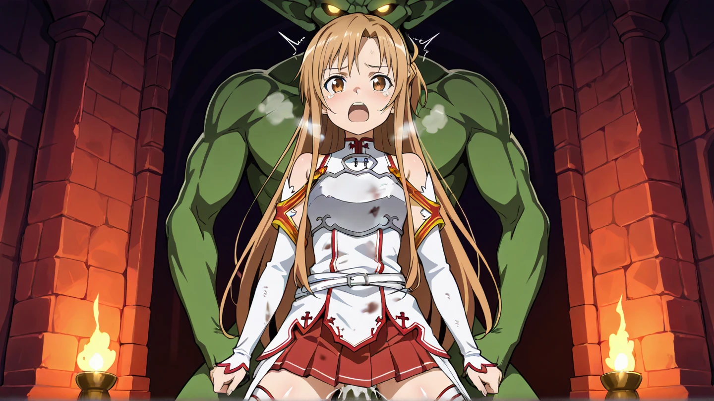 nsfw,scanime screencap,official art,black pantyhose,medium breasts, huge nipples,large areolae,short of a person,thin,small areola,gleaming skin,cute face,painful face,castle,high quality,sex with orc,blowjob ,deepthroat,vaginale,sex with 2 orc,sex with multiple orc,spread legs,lying down,from above,(huge cock),((veiny penis)),cum in pussy, excessive cum,,((empty eyes)),,Expressionless, huge breasts,,
terakomari, very long hair, blonde hair, red eyes, small breasts, hair bun, ahoge, hair between eyes, hair intakes, blue bow, belt, long sleeves, red jacket, white skirt, white thighhighs