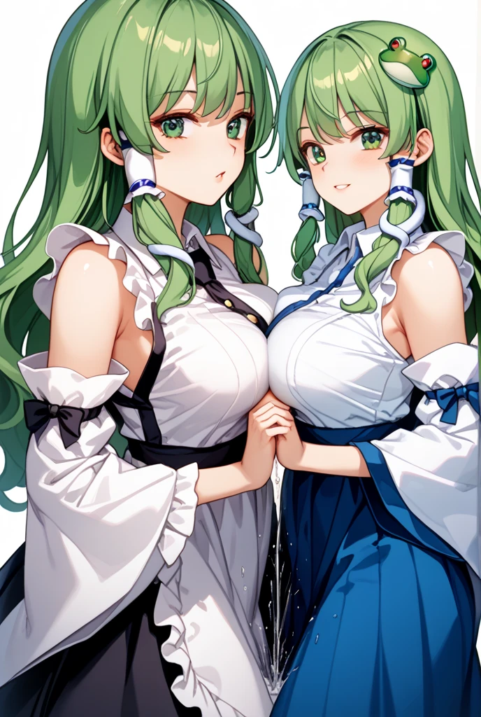 ((Full naked nude)), ((divine painter)), ((From the female genitals, sticky milk will definitely overflow.)), beautiful short black hair、A young woman with beautiful green eyes、Name is「Jade」,My best friend's wavy blue hair、A young woman with beautiful yellow eyes、Name is「rule」, ((highest quality)), ((masterpiece)), ((in detail)) ((perfect female body)), (Bewitching), (Thick white milk-like liquid gushing out from the two women's genitals.), (beautiful), (naked), ((「rule」In the room where I live「Jade」This is because I was caught masturbating.、play with each other's genitals)), (「Jade」Height: 158cm、Chest measurement 95cm、Waist circumference 40cm、Hip 78cm), (「rule」Height: 168cm、Chest measurement 105cm、Waist circumference 40cm、Ideal model body with 88cm hips), ((delicate)), ((Thick white milk-like liquid overflowing from between the two women's genitals)), ((「Jade」and「rule」Because they repeatedly put their fingers in and out of each other's vaginas.、 overflowing from the vagina)), ((expression of ecstasy)),