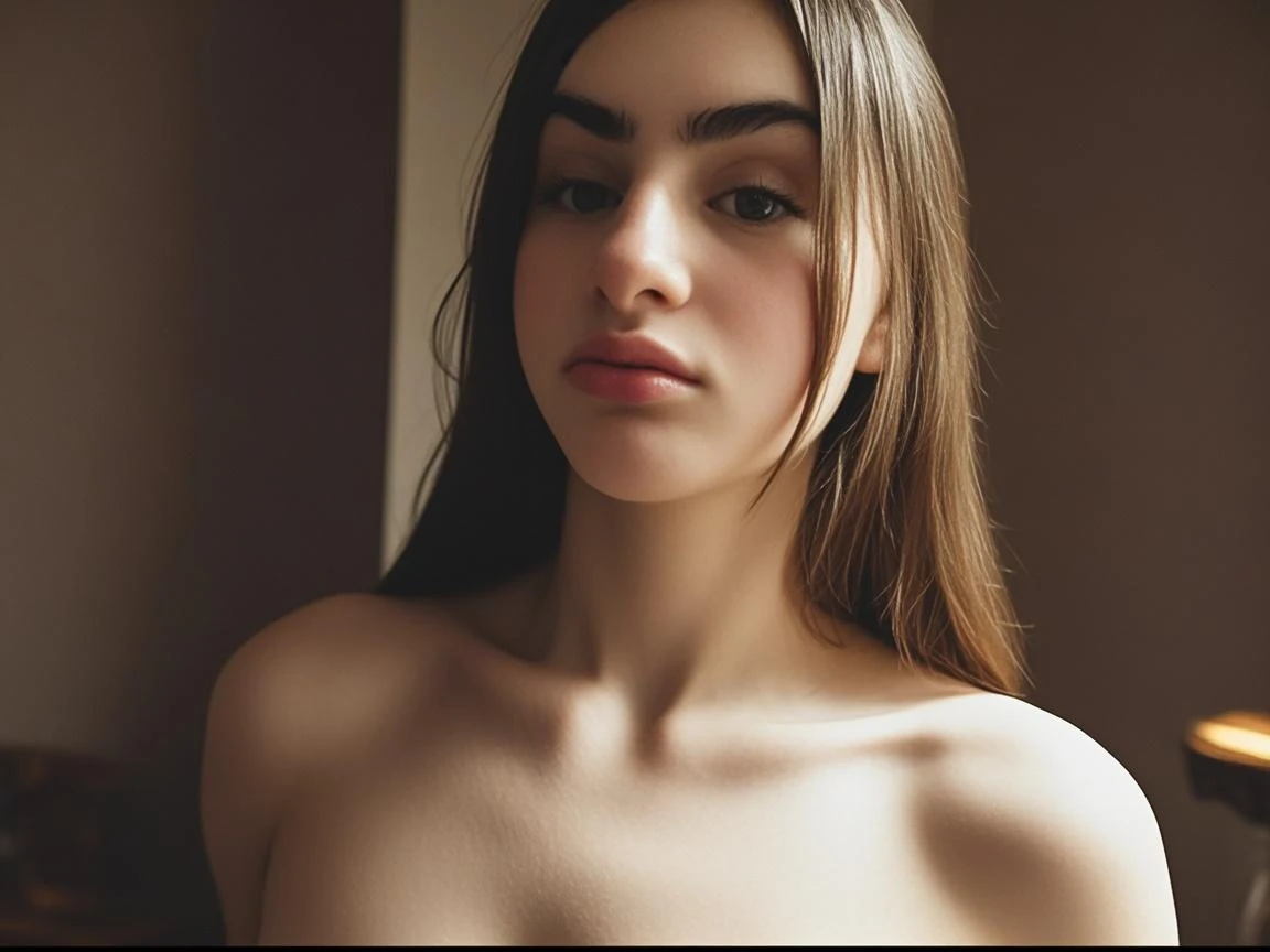 a beautiful young woman, elegant female figure, long flowing hair, intense gaze, soft skin, intricate dress, delicate features, graceful posture, detailed face, serene expression, gentle smile, naturalistic lighting, cinematic composition, ethereal, dreamlike, muted colors, pastel palette, impressionistic style, masterpiece, 8k, hyper-detailed, photorealistic