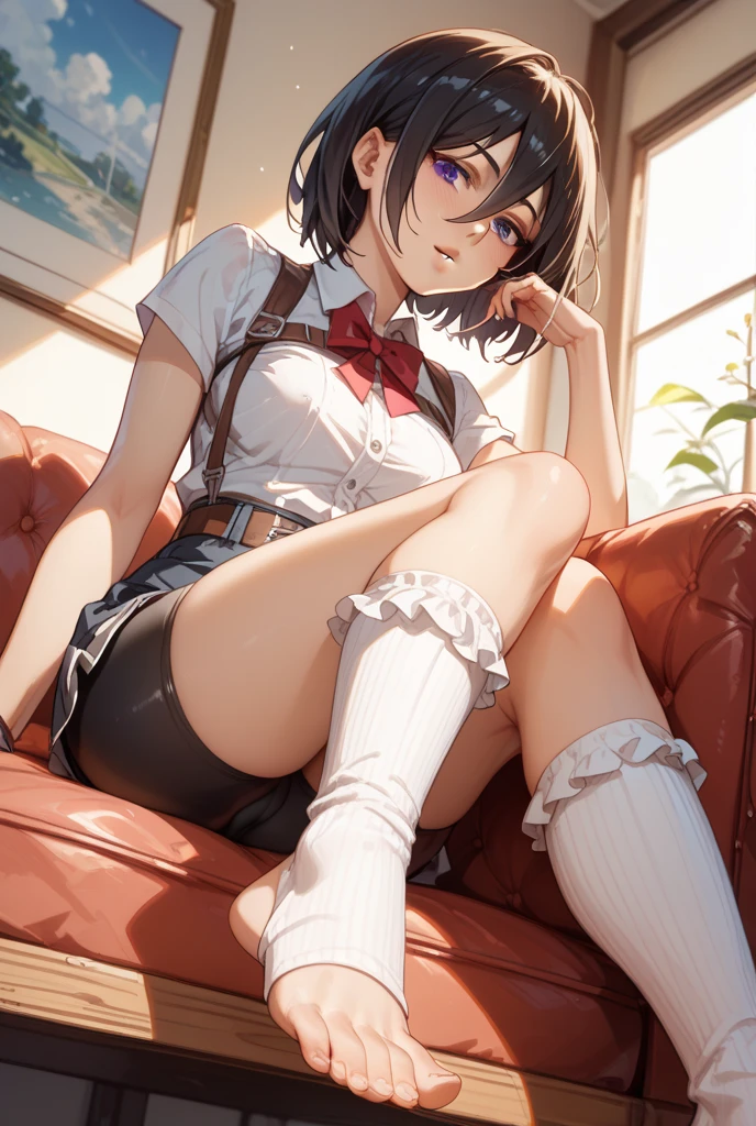 very cute and beautiful girl,(Very detailed美しい顔),
(smile),blush,White school blouse,ribbon,(Pleated plaid,Spread your legs,(White panties),
Antique hotel bedroom,balcony,Ocean View,Black Hair,
(Highest quality,masterpiece:1.2),Absurd,High resolution,Very detailedな,Very detailed,32k,8K resolution,
Intricate details,Movie Scenes,Detailed Background,alone,Dynamic Angle,